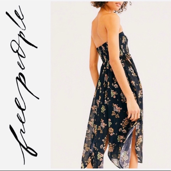 NWOT Free People strapless Kitty tube top tulip dress - Picture 3 of 10